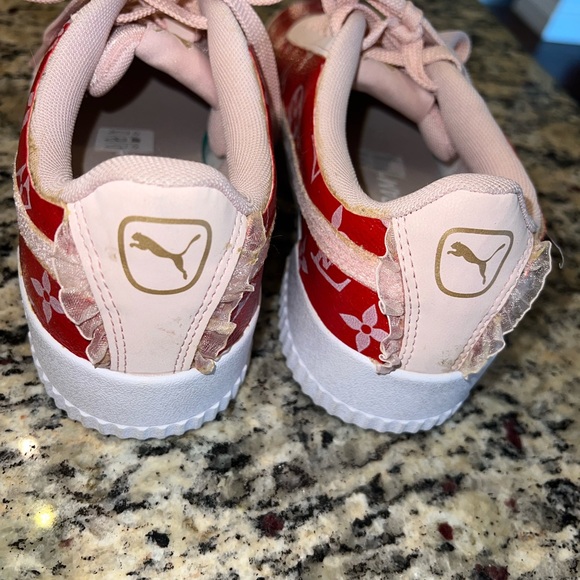 Puma Red and Pink Sneakers - Picture 3 of 5